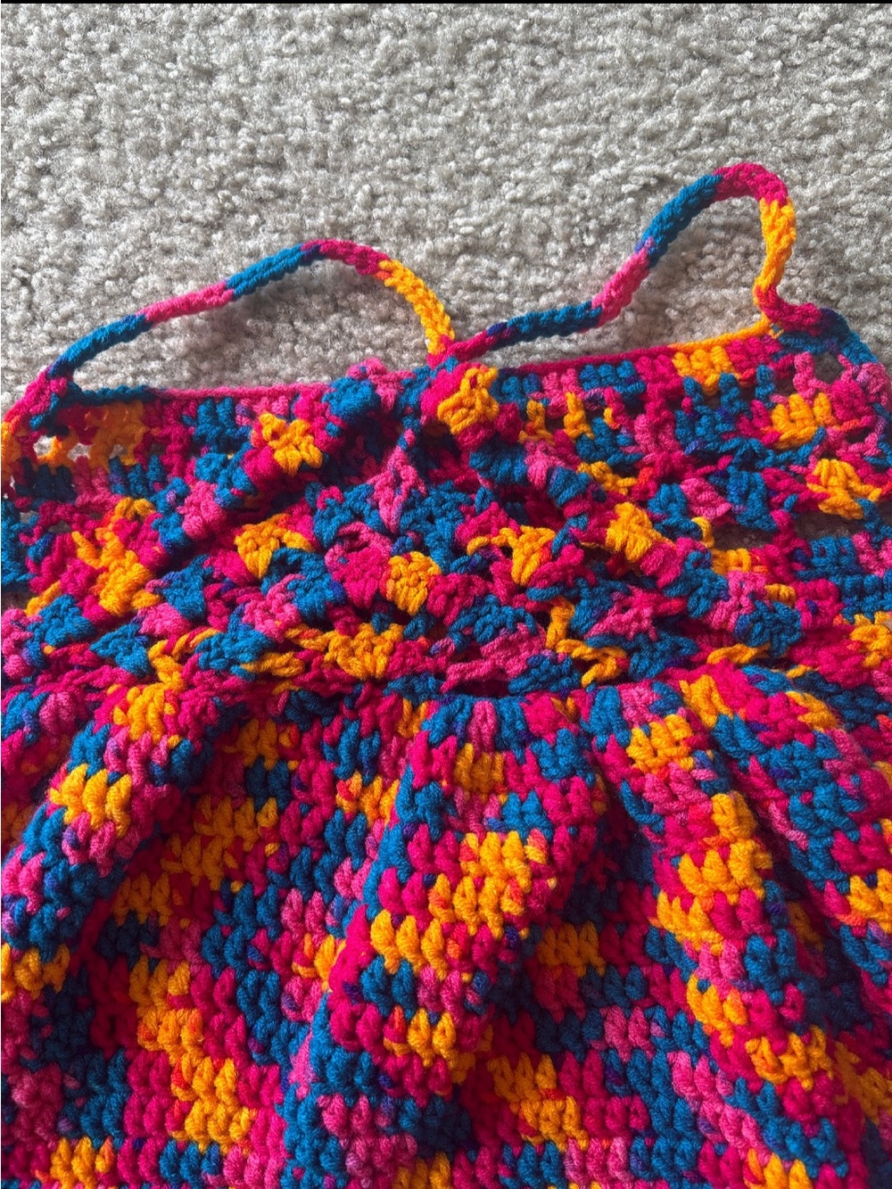 Handmade Crochet Racerback Top - Picture 5 of 6